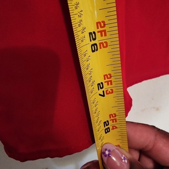 Southern Lady Red Short Sleeve Blouse Size 22W (spot) - Picture 5 of 10